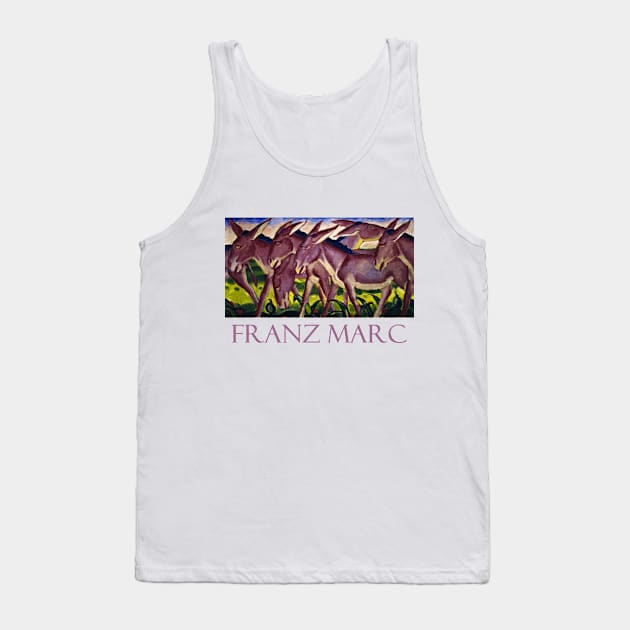 Donkey Frieze by Franz Marc Tank Top by Naves